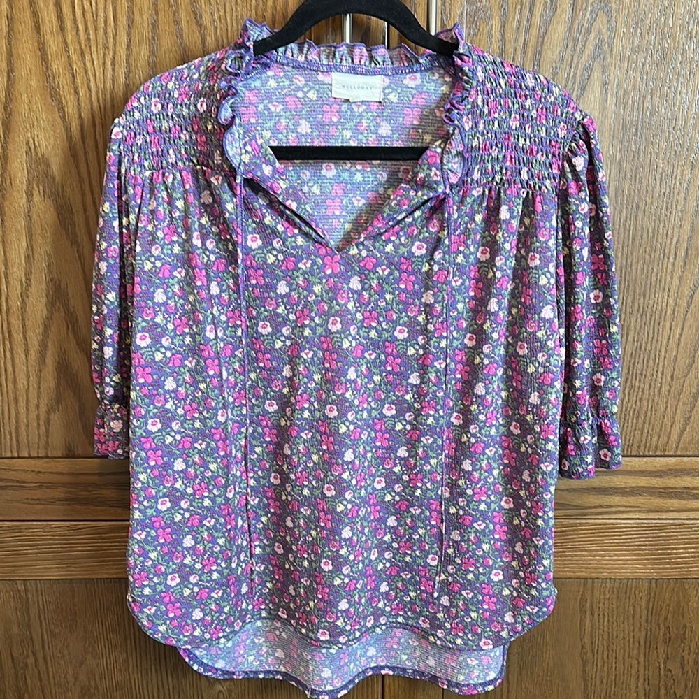 Floral Purple Women's Top